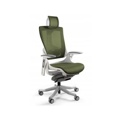 Wau 2 NW46 mesh office chair olive/white