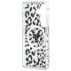 7. Guess IML Leopard Print Triangle MagSafe Case for Samsung Galaxy S26 - Black