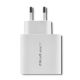 4. QOLTEC WALL CHARGER 45W | 5-20V | 2.4-3A | USB TYPE C PD | USB | WHITE
