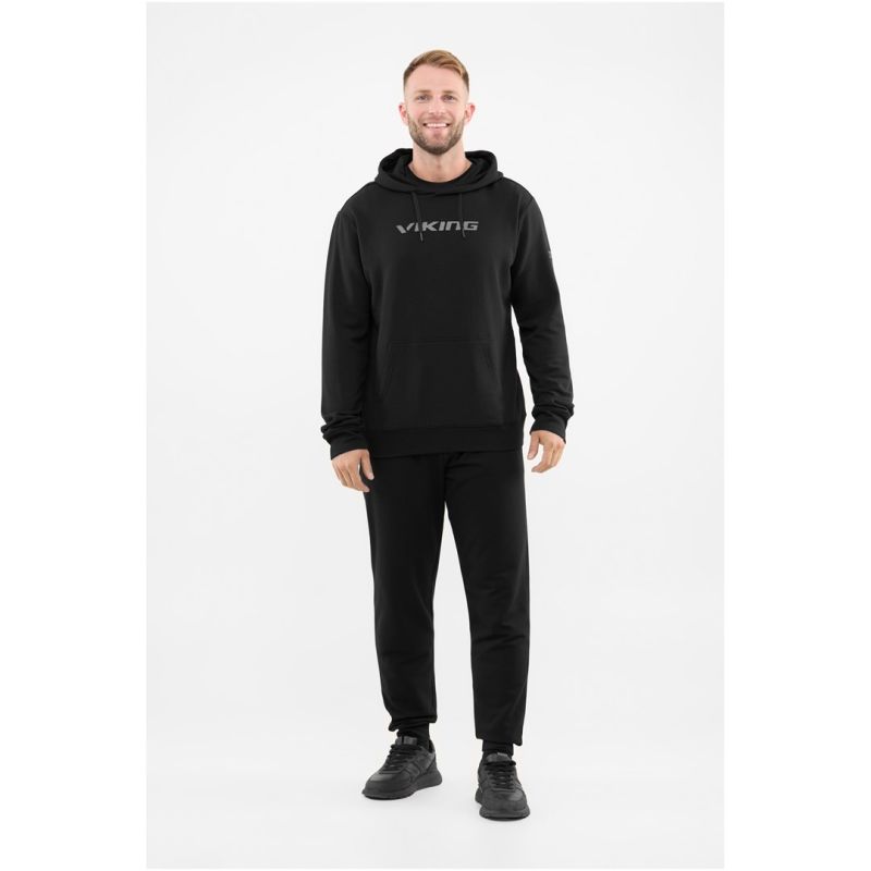 VIKING Team Wear Man Bamboo Hoodie Black XL