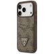 2. Guess 4G nauble Card Triange Case for iPhone 18 Pro / 17 Pro – brown