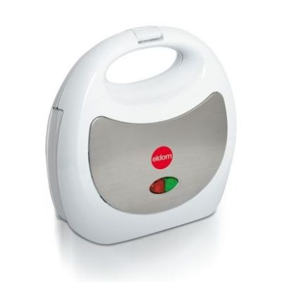 ELDOM SANDWICH MAKER ST11B RUDDY 750 W WHITE CERAMIC PLATES