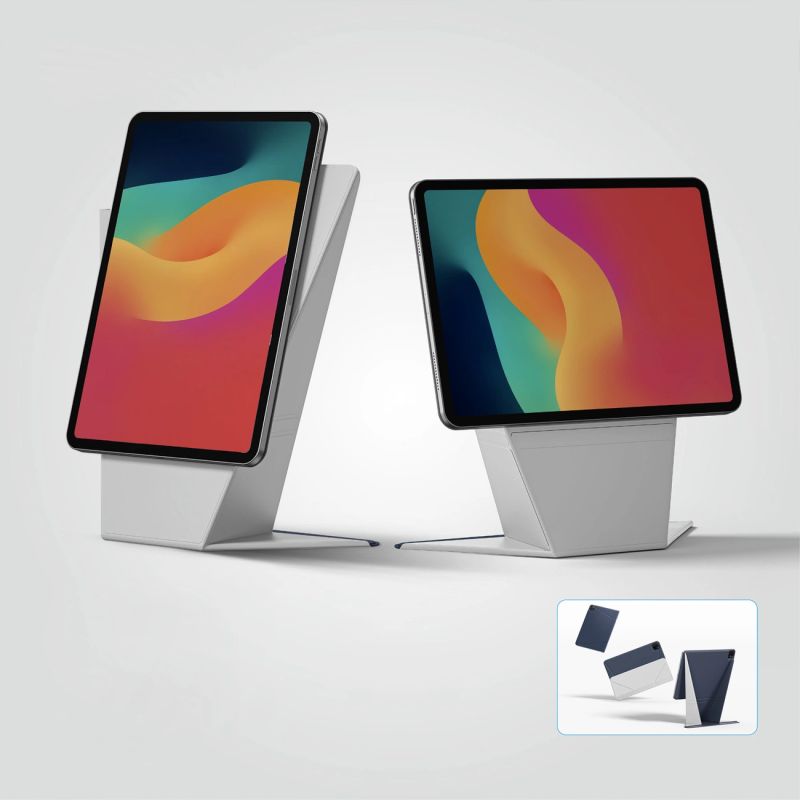 6. AmazingThing Matte Pro Mag Folio Case with Stand for iPad Air 13" M3/M4 (2025/2026) - Blue