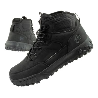 Lee Cooper men's winter hiking boots, insulated, ankle boots, black