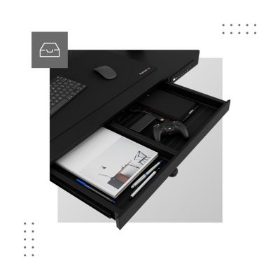 8. MA-Leader 8.2 Black Electric Desk