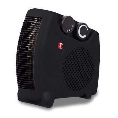 5. ELDOM FAN HEATER HL8C TERMII 2000W, BLACK, SMOOTH TEMPERATURE REGULATION, THERMOSTAT, COLD AIR
