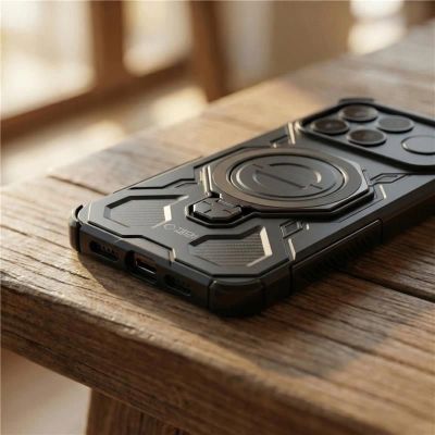 7. Tech-Protect TacticStand MagSafe case for Xiaomi Poco M8 Pro / Xiaomi Redmi Note 15 Pro+ 5G - black