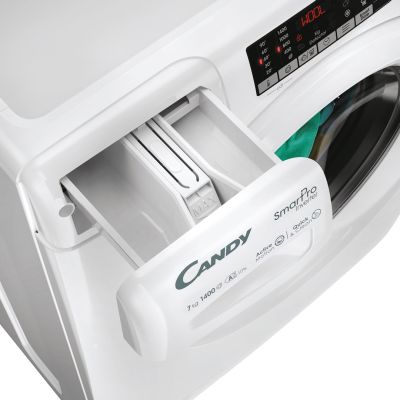 56. Candy Smart Pro Inverter CO 474TWM6/1-S Washing Machine Front Load 7 kg 1400 RPM White