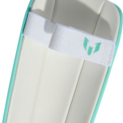 3. adidas Messi Match Kids' Soccer Shin Guards Light Green KA7850