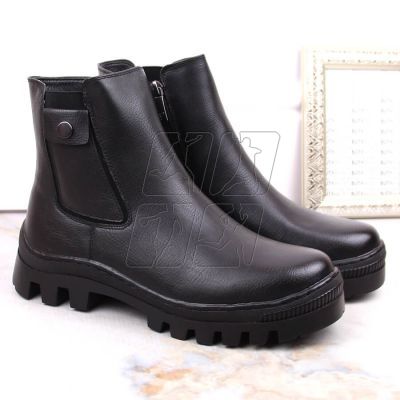 6. Potocki W WOL186 insulated ankle boots with a pocket, black