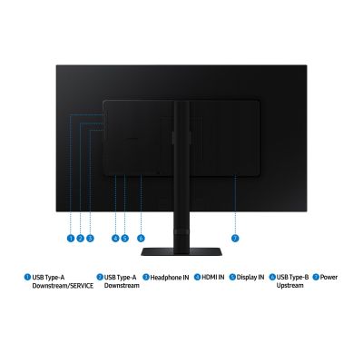8. Samsung S60D Computer Monitor 81.3 cm (32") 2560 x 1440 px Quad HD LCD Black