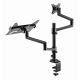 3. GEMBIRD ADJUSTABLE DESK ARM/MONITOR HOLDER + NOTEBOOK STAND 17-32, VESA 100X100MM, UP TO 8 KG