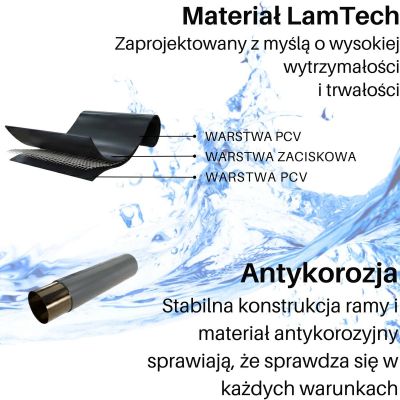 3. RECTANGULAR FRAME POOL 300x207x66CM 17771V01