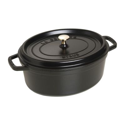 2. Oval cast iron pot STAUB 40509-319-0 - black 5.5 ltr