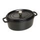 2. Oval cast iron pot STAUB 40509-319-0 - black 5.5 ltr