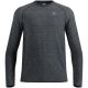 6. Men’s Long-Sleeve Running Shirt Odlo ESSENTIAL SEAMLESS, Grey