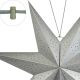 16. DECORATIVE HANGING PAPER STAR 75CM SILVER