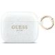 Guess Silicone Glitter Ring Case for AirPods Pro 3 - White