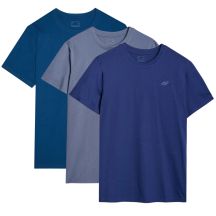 Men's T-shirt (3-Piece Set) 4F 3P-SS-4FWMM00TTSHM2256-90S 3PACK