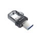 6. SanDisk Ultra Dual Drive SDDD3-064G-G46 pendrive (64GB; microUSB, USB 3.0; black)