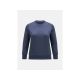 Peak Performance W Original Small Logo Crew Sweatshirt Blue