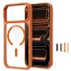 2. Tech-Protect Magmat Magsafe CC case for iPhone 17 Pro / 18 Pro - orange-transparent