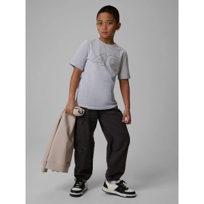 4. Boy's regular printed T-shirt 4F 4FJRSS26TTSHM3599-10S