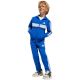 8. adidas Seasonal Essentials Tiberio 3-Stripes Fleece Tracksuit for Kids Blue JC7488