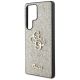 6. Guess Fixed Glitter Big 4G Metal Logo case for Samsung Galaxy S25 Ultra gold