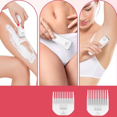 6. MAXGROOM M-9082 2-in-1 Women's Body and Face Trimmer - White