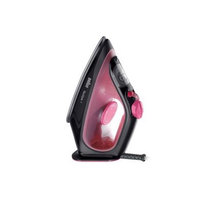 3. BRAUN SI1070PU steam iron black and pink