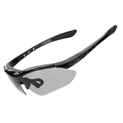 6. Rockbros 10143 photochromic UV400 cycling glasses - black