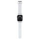 2. Karl Lagerfeld 3D Rubber Karl Head strap for Apple Watch 42/44/45/49mm - white