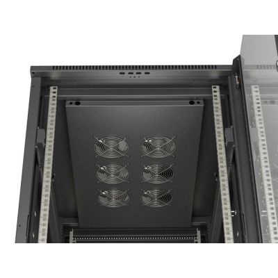 10. Lanberg FF01-6022-12B 22U Rack Freestanding Rack Black
