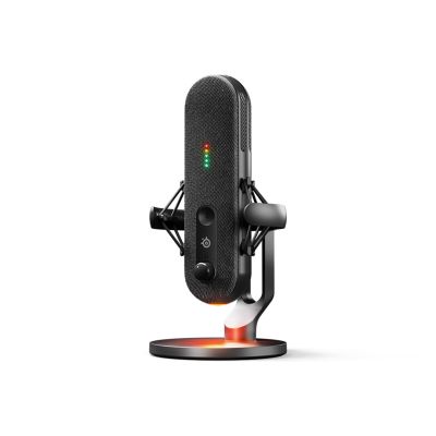 7. Steelseries ALIAS Black Microphone for PC