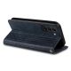 9. Magnet Strap Case Case for Samsung Galaxy S22 + (S22 Plus) Pouch Wallet + Mini Lanyard Pendant Blue