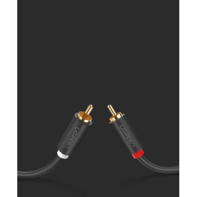19. Ugreen AV104 10518 audio cable 2RCA (male) / 2RCA (male) 2m - gray