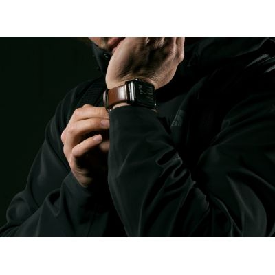 5. Nomad NM1A4RBM00 Smart Personal Accessory Band Brown Leather