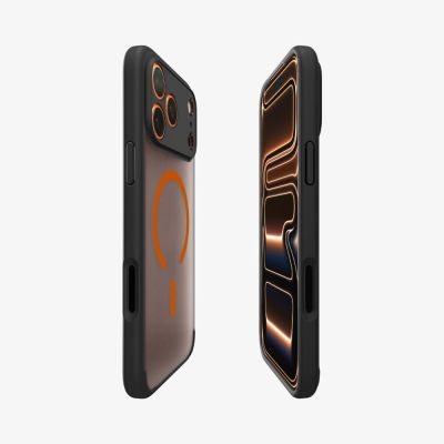 6. Spigen Ultra Hybrid MagSafe Case for iPhone 17 Pro - Black and Orange