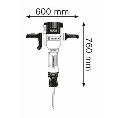 2. Bosch 0 611 30A 000 Rotary Hammer 2000 W