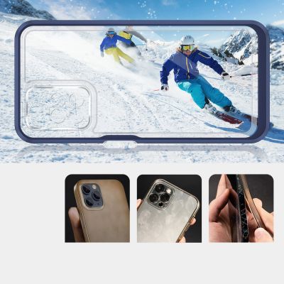 3. Clear 3in1 Case for Xiaomi Redmi 10 Frame Gel Cover Blue
