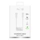 2. Puro 25W USB-C Spiral Cable - USB-C 1m - White