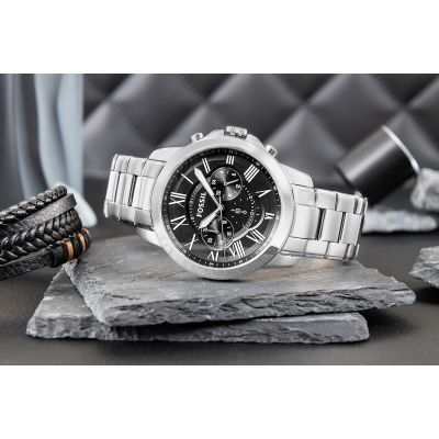 6. FOSSIL Grant Multifunction Men's Watch FS4736 + BOX