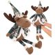 DECORATIVE CHRISTMAS REINDEER BROWN 35+20CM