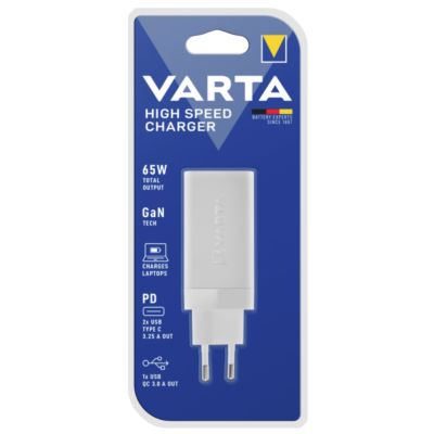 2. Varta 57956 101 401 Mobile Charger Universal White AC Fast Charging Internal