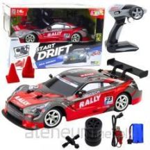 RC Drift Car Red Black 30km/h 1:16