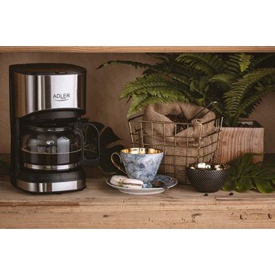 7. Adler AD 4407 drip coffee maker (550W; black)