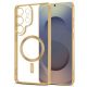 2. Tech-Protect MagFlex Case for Samsung Galaxy S26 Ultra - Transparent Gold