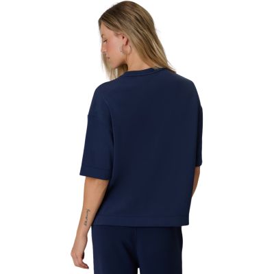 3. Women's 4F F3489 Navy Blue T-Shirt 4FWAW26TTSHF3489 31S