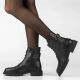 6. Women's leather ankle boots, black Filippo DBT8018